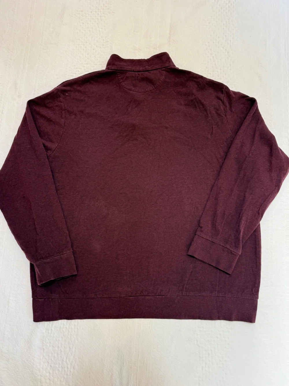 Polo Ralph Lauren Long Sleeve Button Pullover XXL 2XL Men’s Wine